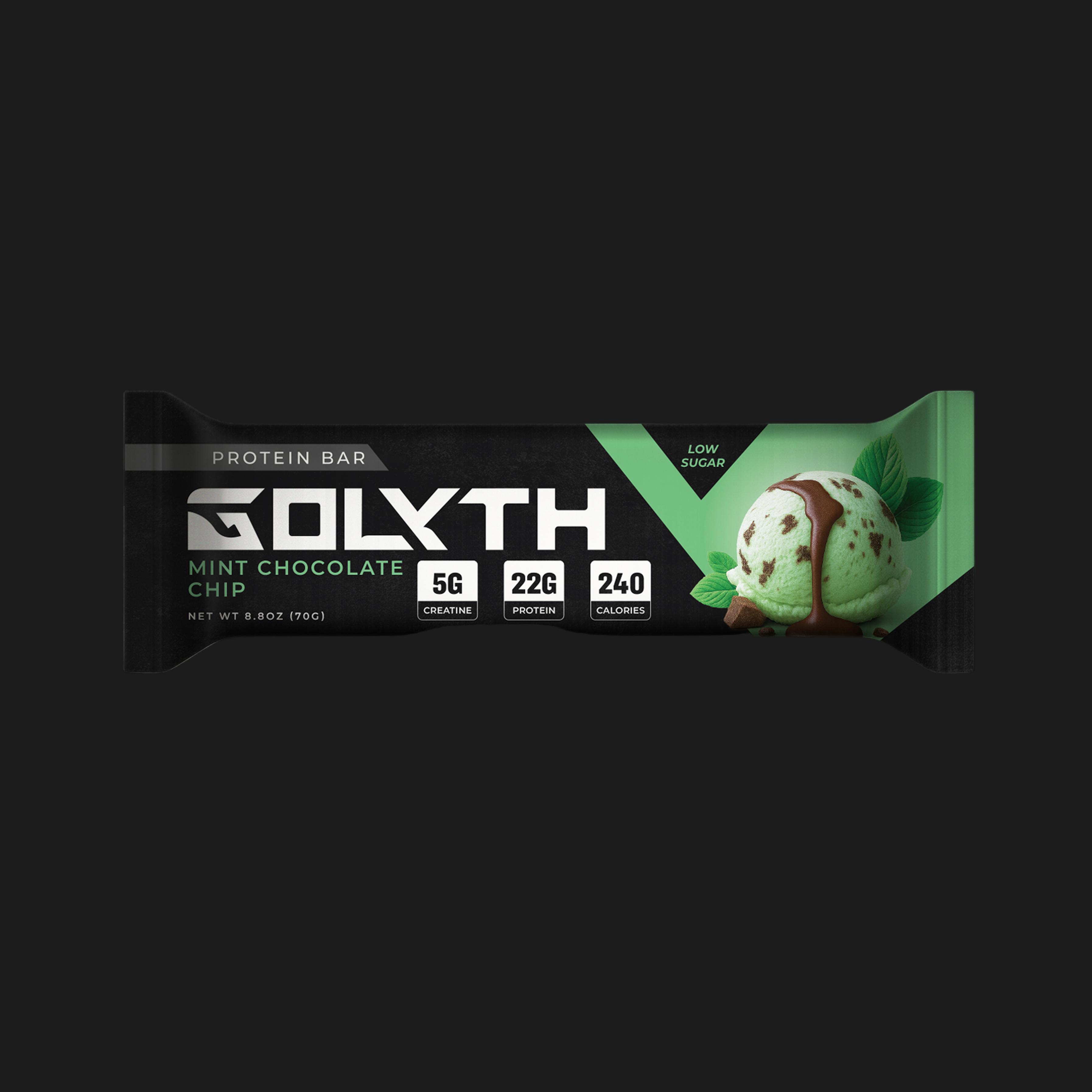 GOLYTH Mint Chocolate Chip Protein Bar