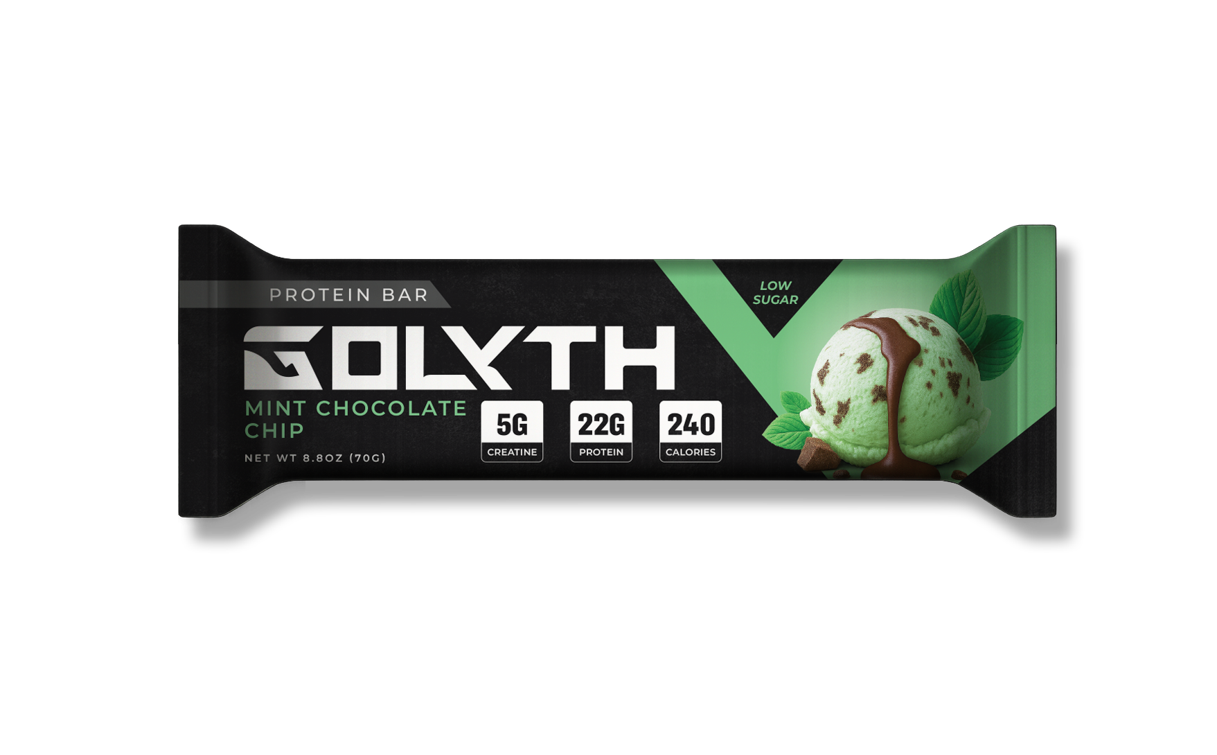 GOLYTH Mint Chocolate Chip Protein Bar